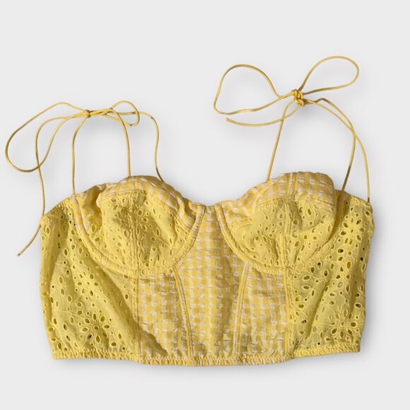Urban Outfitters Sweet On You Gingham Bustier - Picture 4 of 8
